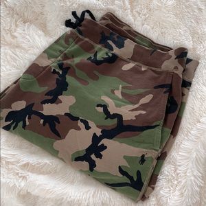 Men - Polo camo sweat pants